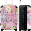 NoBoringSuitcases.com® Koffer Groot - Roze - Eenhoorn - Skateboard - Tekening - Trolley Koffer Met TSA-slot - Met Wielen - 90 Liter - Reiskoffer - 66 Cm -Optimaal Reisopslag Winkel 1007x1200 11