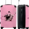 NoBoringSuitcases.com® Koffer Groot - Slak - Roze - Meisjes - Racen - Trolley Koffer Met TSA-slot - Met Wielen - 90 Liter - Reiskoffer - 66 Cm -Optimaal Reisopslag Winkel 1007x1200 12