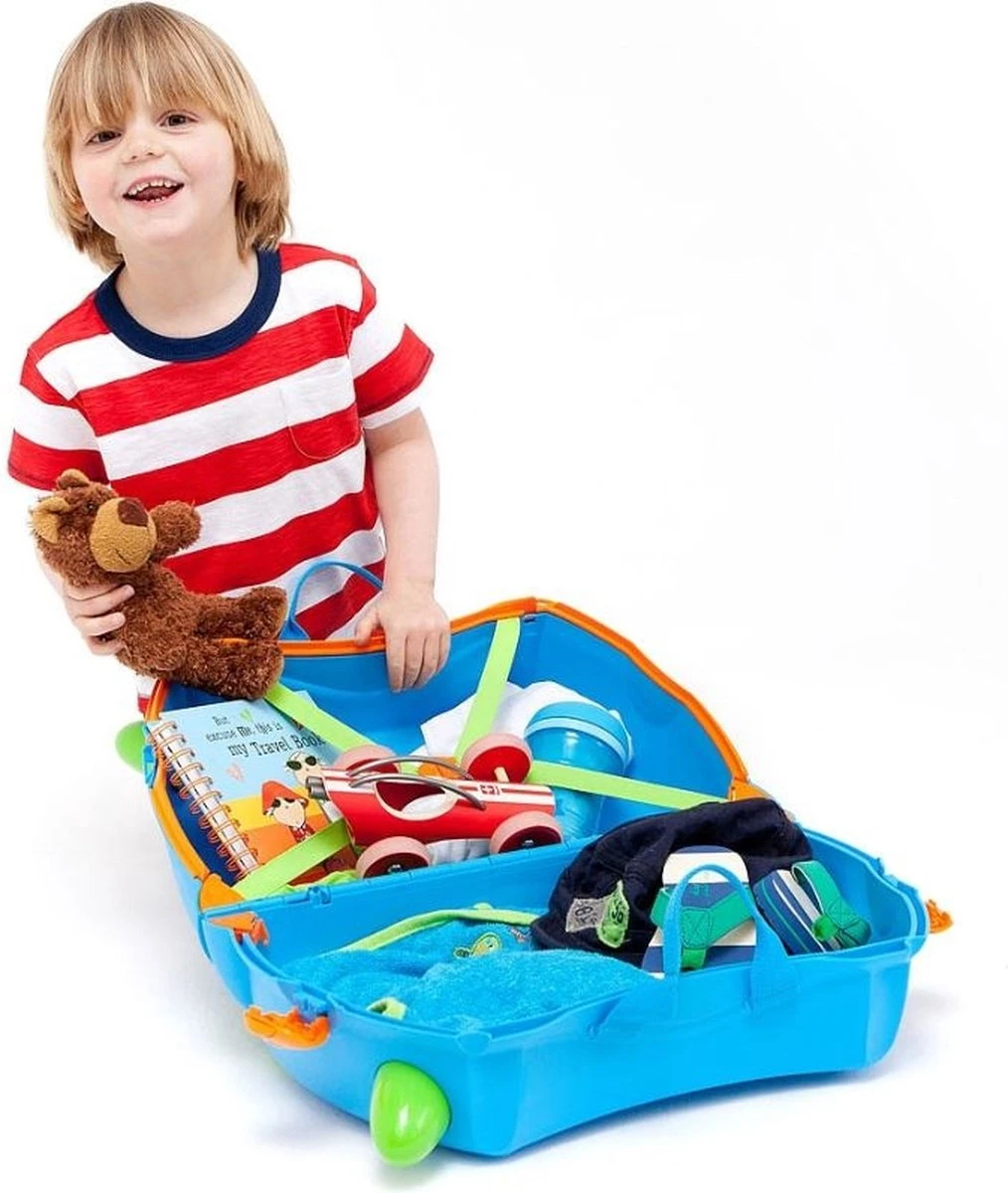 Trunki Ride-On Handbagage koffer 46 cm - Terrance Trunki Ride-On Handbagage Koffer 46 Cm - Terrance -Optimaal Reisopslag Winkel