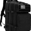 Merkloos Leger Rugzak - 45L - Camouflage - Militaire Tactische Tassen Voor Heren - Voor De Jacht - Voor Trekking - Rugzak - Waterdicht - Bug Out Bag - Airsoft - Zwart -Optimaal Reisopslag Winkel 1020x1200 5
