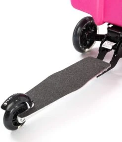 Handbagage Kinderen | Tas Meisje | Roze Uil | Koffer Handbagage | Kinder Koffer Meisjes | Step Meisje | Trolley Kinderen - 50 Kilo - 5 Tot 9 Jaar | Bouncy Box 40x20x25 Cm Incl. Nekkussen Vliegtuig -Optimaal Reisopslag Winkel 1027x1200