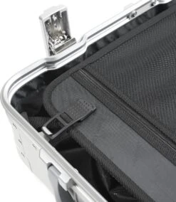 Aluminium Handbagage Koffer Mozzel Darrow - Reiskoffer Met Wielen - 51cm - Harde Koffer - Zilver -Optimaal Reisopslag Winkel 1045x1200