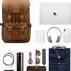 Outdoor Canvas Rugzak, Waterdichte Reizen Wandelen Camping Rugzak Tas, Grote Casual Dag Rugzak, College School Rugzak, Schoudertas Voor 15" Laptop-tablets -Optimaal Reisopslag Winkel 1045x1200 3