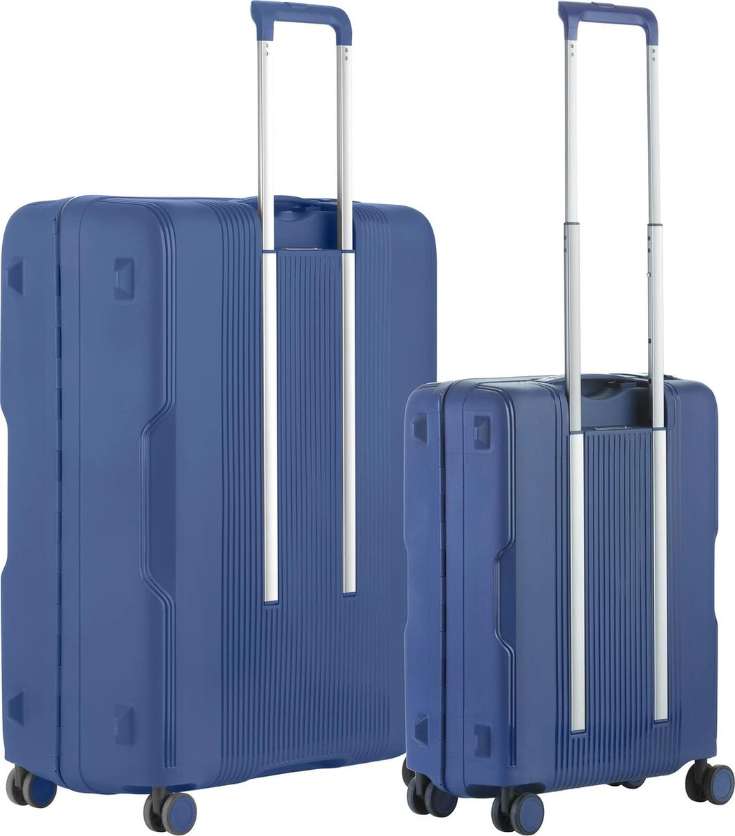 CarryOn Protector Luxe 2-delige Kofferset - TSA Trolleyset Handbagage en Groot - Kliksloten - Ultralicht - Blauw CarryOn Protector Luxe 2-delige Kofferset - TSA Trolleyset Handbagage En Groot - Kliksloten - Ultralicht - Blauw -Optimaal Reisopslag Winkel