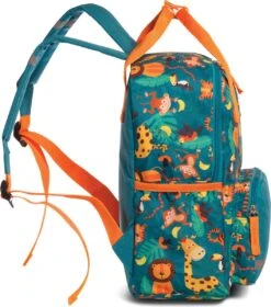 Fabrizio Rugzak Jungle Junior 8 Liter Polyester Groen/oranje -Optimaal Reisopslag Winkel 1057x1200