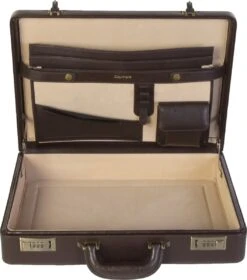 Claymore Attaché 2001 PU Bruin -Optimaal Reisopslag Winkel 1059x1200