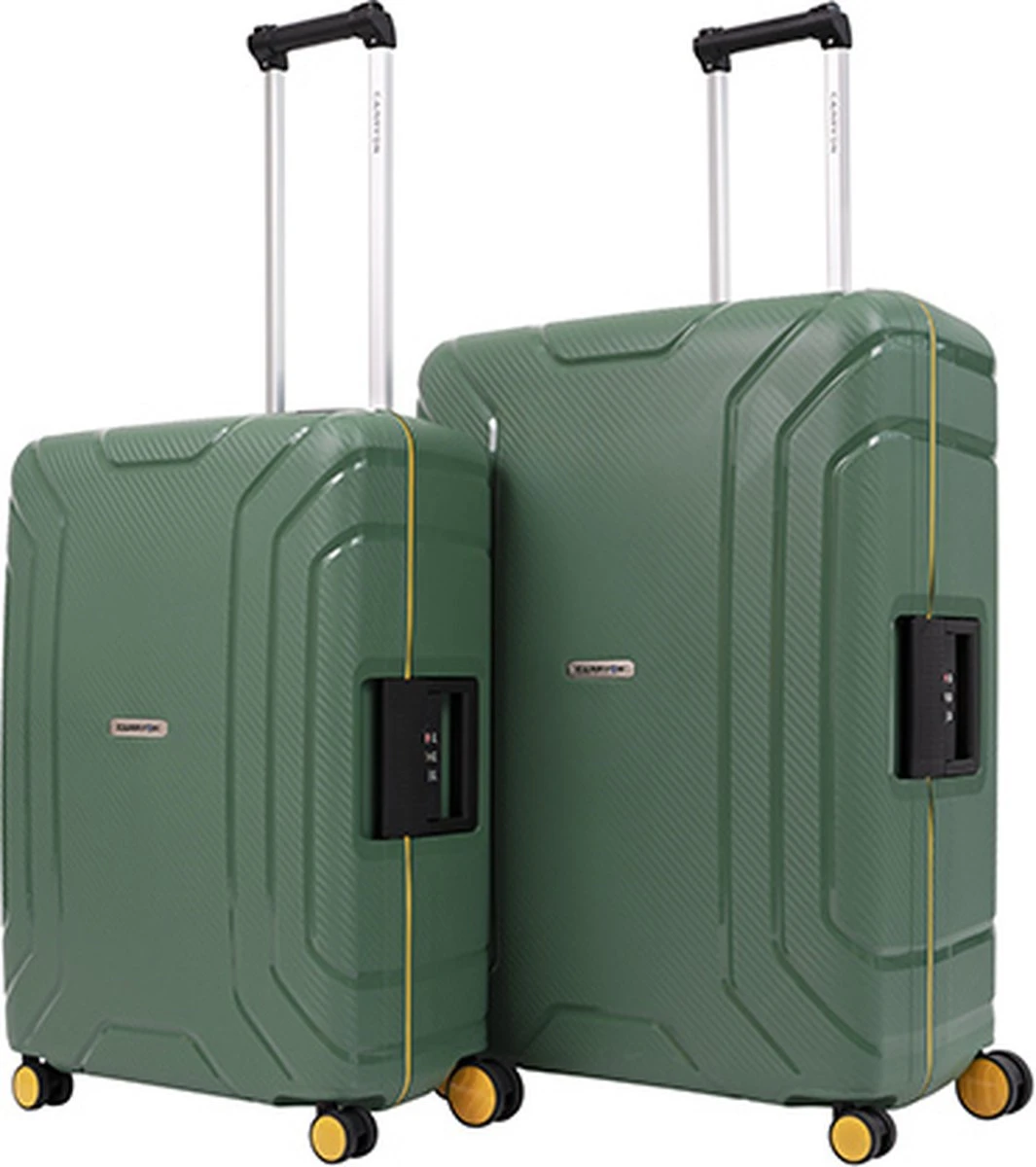 CarryOn Steward Kofferset - 2-delige TSA Trolleyset met kliksloten - Dubbele wielen - Groen CarryOn Steward Kofferset - 2-delige TSA Trolleyset Met Kliksloten - Dubbele Wielen - Groen -Optimaal Reisopslag Winkel 1065x1200 4