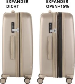CarryOn Skyhopper Reiskoffer – 68.5cm TSA Trolley Met Expander En OKOBAN - Champagne -Optimaal Reisopslag Winkel 1068x1200
