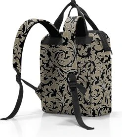 Reisenthel Allrounder R Schouder/ Rugtas - 12L - Baroque Marble Zwart -Optimaal Reisopslag Winkel 1070x1200 1