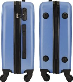 SB Travelbags Bagage Koffer 75cm 4 Wielen Trolley - Blauw -Optimaal Reisopslag Winkel 1076x1200
