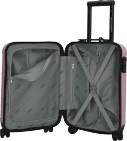 Enrico Benetti Louisville 39040 Handbagage Koffer Hardcase ABS - Roze -Optimaal Reisopslag Winkel 1077x1200