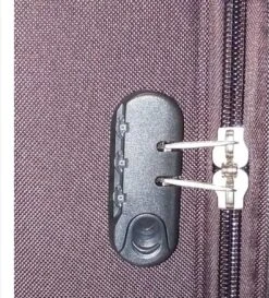 Stoffen Handbagage Koffer 51cm 4 Wielen Trolley - Bruin -Optimaal Reisopslag Winkel 1086x1200 1