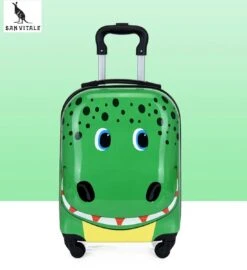 San Vitale® - Lichtgewicht Reis Koffer - Trolley - Handbagage - Dino - Krokodil - Groen 8 San Vitale® - Lichtgewicht Reis Koffer - Trolley - Handbagage - Dino - Krokodil - Groen -Optimaal Reisopslag Winkel 1097x1200 5