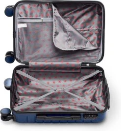 Swiss Alpine 2.0 - Handbagage Koffer - 55x35x20 Cm - 4 Wielen - Blauw -Optimaal Reisopslag Winkel 1105x1200