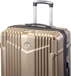 Tesla - Kofferset - 3-delig - 4 Wielen - Cijferslot - Goud -Optimaal Reisopslag Winkel 1111x1200