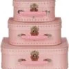 Merkloos Geboorte Kraamcadeau Meisje Koffertje Lichtroze 16 Cm - Babyshower En Kraamcadeaus -Optimaal Reisopslag Winkel 1119x1200