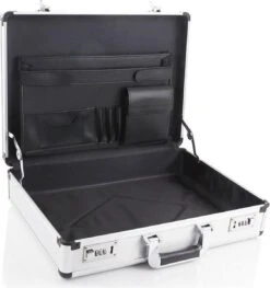 Dermata Laptoptas / Werktas / Aktetas - Business - Zilver - 7 Dermata Laptoptas / Werktas / Aktetas - Business - Zilver - -Optimaal Reisopslag Winkel 1126x1200 2