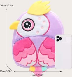 Uil Backpack - Sierlijke Uil - Peuter Rugtas – Rugzak Schooltas Voor Peuters/Kleuters – Jongens En Meisjes | Kinderrugzak | Kinder Rugzak | Dieren | Schooltas | Peuterspeelzaal | Opvang | 6 Liter | Klein Peuter Rugzak | Rugtas | Schooltas -Optimaal Reisopslag Winkel 1126x1200 3