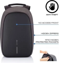 XD Design Bobby Hero XL - Anti-Diefstal Rugzak 21.5 Liter - Zwart -Optimaal Reisopslag Winkel 1131x1200 2