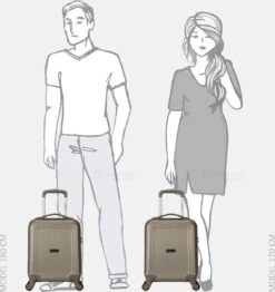 Decent Handbagage Koffer / Trolley / Reiskoffer - 42 Cm - 24 Liter - ABS - Maxi Air - Champagne -Optimaal Reisopslag Winkel 1132x1200 2