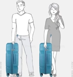 Decent ONE-CITY Large Koffer - 76 Cm - TSA Slot - Petrol -Optimaal Reisopslag Winkel 1132x1200