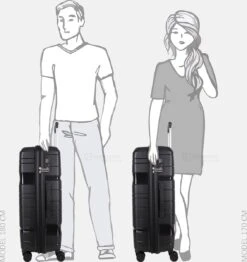 Decent ONE-CITY Large Koffer - 76 Cm - TSA Slot - Zwart -Optimaal Reisopslag Winkel 1132x1200 3