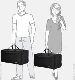 Enrico Benetti Amsterdam 35320 Reistas/sporttas L - Zwart -Optimaal Reisopslag Winkel 1132x1200 8