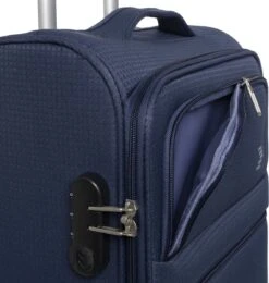 Travelbags Handbagage Zachte Koffer / Trolley / Reiskoffer - The Base - 55 Cm - Blauw -Optimaal Reisopslag Winkel 1138x1200 1