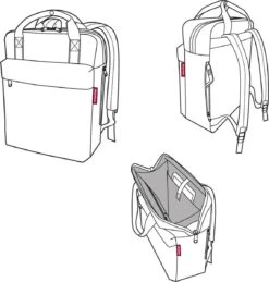 Reisenthel Allday Backpack M Rugzak - 15L - Mixed Dots Red Rood -Optimaal Reisopslag Winkel 1144x1200 2