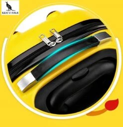 San Vitale® - Lichtgewicht Reis Koffer - Trolley - Handbagage - Dino - Krokodil - Groen 4 San Vitale® - Lichtgewicht Reis Koffer - Trolley - Handbagage - Dino - Krokodil - Groen -Optimaal Reisopslag Winkel 1161x1200