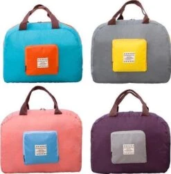 Opvouwbare Draagbare Reistas - Handtas - Schoudertas - Weekendtas - Dames - Heren - Duffle Bag - Roze -Optimaal Reisopslag Winkel 1176x1200 3