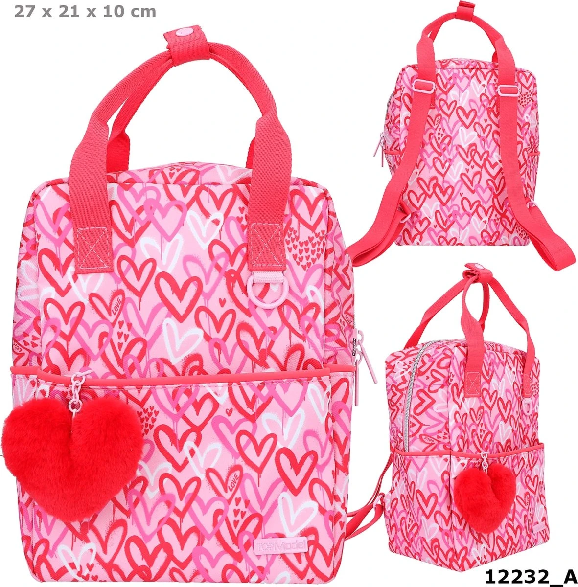 TOPModel rugzak ONE LOVE TOPModel Rugzak ONE LOVE -Optimaal Reisopslag Winkel 1181x1200 2