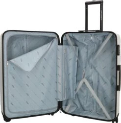 Enrico Benetti Louisville 39040 Driedelige Kofferset Hardcase ABS - Wit -Optimaal Reisopslag Winkel 1182x1200