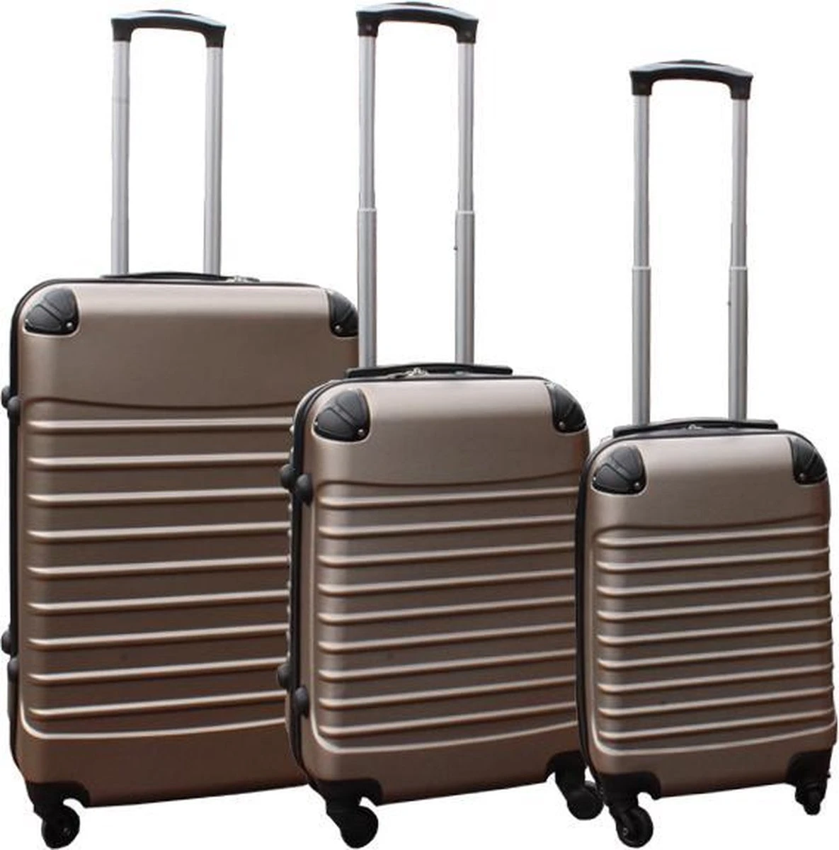 Travelerz kofferset 3 delig met wielen en cijferslot - handbagage koffers - ABS - champagne Travelerz Kofferset 3 Delig Met Wielen En Cijferslot - Handbagage Koffers - ABS - Champagne -Optimaal Reisopslag Winkel 1185x1200 1