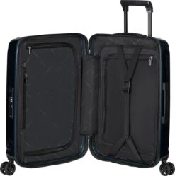 Samsonite Reiskoffer - Nuon Spinner 55/20 Exp (Handbagage) Metallic Dark Blue -Optimaal Reisopslag Winkel 1189x1200 4