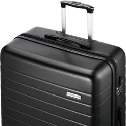 Swiss Alpine 2.0 - Reiskoffer- 77 Cm - 4 Wielen - Zwart -Optimaal Reisopslag Winkel 1194x1200