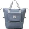 Merkloos Opvouwbare Handbagage Reistas – Opvouwbaar Tot 28 X 18 Cm – Blauw -Optimaal Reisopslag Winkel 1195x1200 2