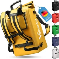 Valkental - 3in1 Fietstas - Geschikt Als Bagagetas, Rugzak En Schoudertas - Waterdicht & Reflecterend - 23L