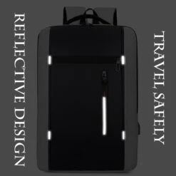 Merkloos Rugzak - Laptoprugzak 15,6 Inch - Schoolrugzak Dagrugzak - Kerstmis - Kerstfeest - Christmas Gift - Rugzak Dames Heren - Waterdichte Nylon Laptopbagagetablet - Met Usb Oplaadstation - Voor School Reizen Multifunctioneel - Grijs -Optimaal Reisopslag Winkel 1199x1200 5