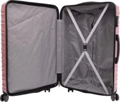 Tobeyz - Kofferset - 3-delig Roze Handbagage - Verrijdbaar Op 4 Wielen - Stevig ABS - Lichtgewicht, Trolley -Optimaal Reisopslag Winkel 1200x1018 1