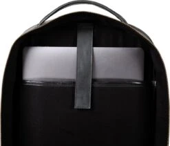 NEGOTIA Alpha - Leren Laptop Rugzak Dames En Heren - Leren Rugtas - 100% Luxe Top-Grain Leer - Zwart -Optimaal Reisopslag Winkel 1200x1025 3