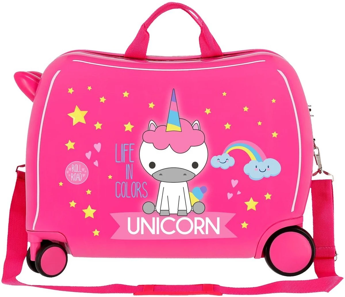 Roll Road Koffer Unicorn 34 Liter 50 Cm Abs Roze Roll Road Koffer Unicorn 34 Liter 50 Cm Abs Roze -Optimaal Reisopslag Winkel