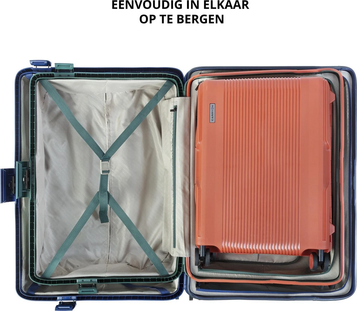 CarryOn Protector Luxe 2-delige Kofferset - TSA Trolleyset Handbagage en Groot - Kliksloten - Ultralicht - Blauw CarryOn Protector Luxe 2-delige Kofferset - TSA Trolleyset Handbagage En Groot - Kliksloten - Ultralicht - Blauw -Optimaal Reisopslag Winkel