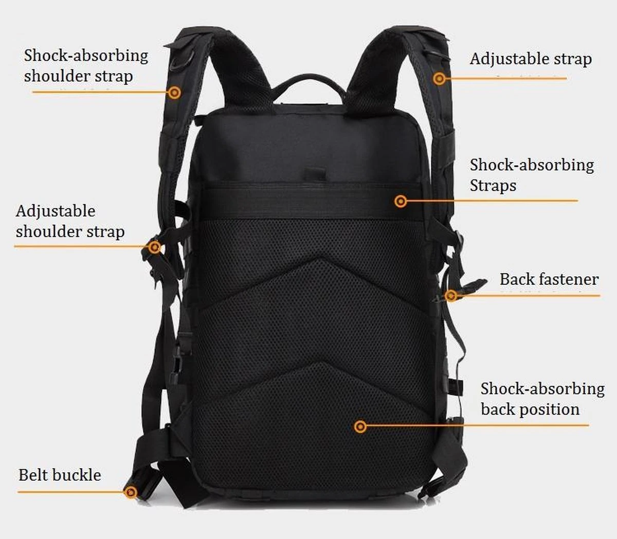 Northwest Tactical Backpack 45l | Tactische rugzak - sport - school - werk ARMY GREEN | leger groen Northwest Tactical Backpack 45l | Tactische Rugzak - Sport - School - Werk ARMY GREEN | Leger Groen -Optimaal Reisopslag Winkel 1200x1048 4