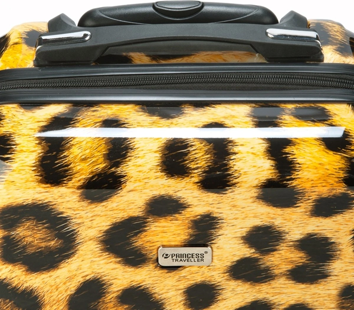 Princess Traveller Animal Print - Reiskoffer – Leopard - Large - 76 cm Princess Traveller Animal Print - Reiskoffer – Leopard - Large - 76 Cm -Optimaal Reisopslag Winkel