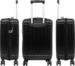 Travelsuitcase - Parma- Losse Reiskoffer - Polycarbonaat- Zwart - Hoogglans - Maat S / 42 Liter -Optimaal Reisopslag Winkel 1200x1065 3