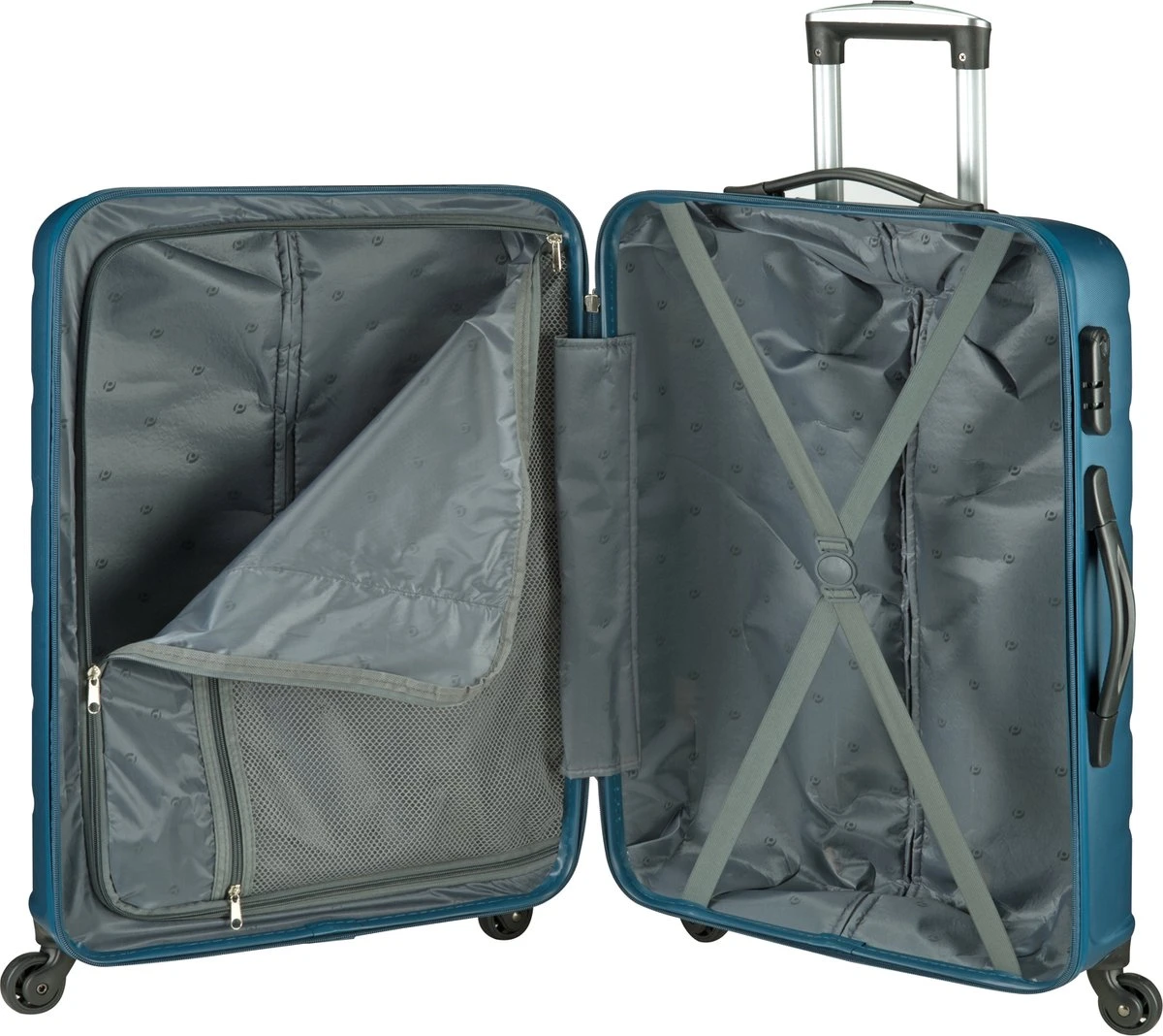 Princess Traveller Grenada - Reiskoffer - Grijsblauw - M - 66cm Princess Traveller Grenada - Reiskoffer - Grijsblauw - M - 66cm -Optimaal Reisopslag Winkel