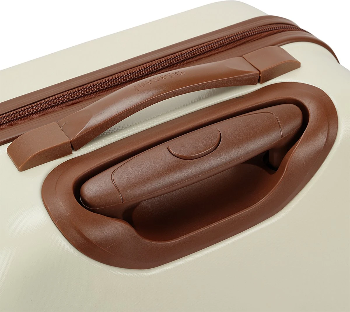 Decent Retro Handbagage Koffer 55 cm White Decent Retro Handbagage Koffer 55 Cm White -Optimaal Reisopslag Winkel