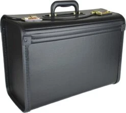 Pilotenkoffer Zonder Wiel - Kunstleer Zwart - Grote Piloten Koffer Met Laptopvak En Cijferslot - Kantoor Koffer - Werk Koffer -Optimaal Reisopslag Winkel 1200x1078 2