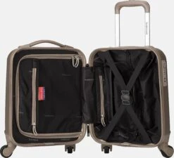 Decent Handbagage Koffer / Trolley / Reiskoffer - 42 Cm - 24 Liter - ABS - Maxi Air - Champagne -Optimaal Reisopslag Winkel 1200x1093 2